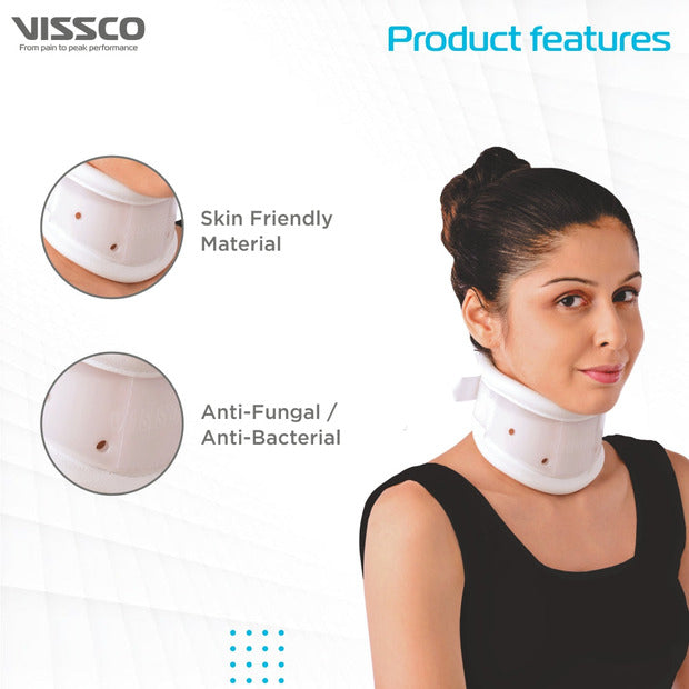 Vissco 0309 Firm Cervical Collar - Adjustable Height