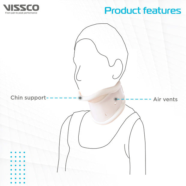 Vissco 0310 Firm Cervical Collar With Chin Support