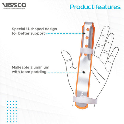 Vissco 0631 Finger Splint Long (Firm Support)