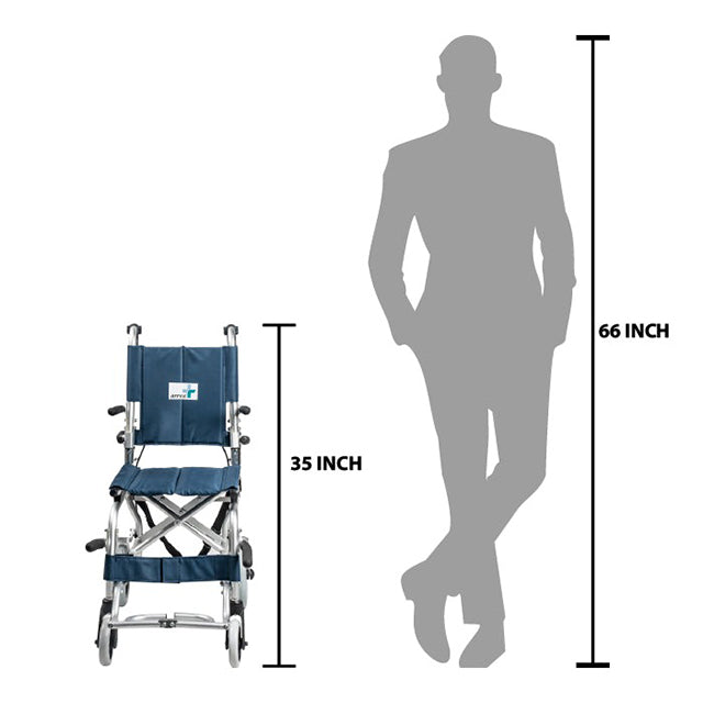 Arrex Tino - X Compact Aluminium Foldable Wheelchair