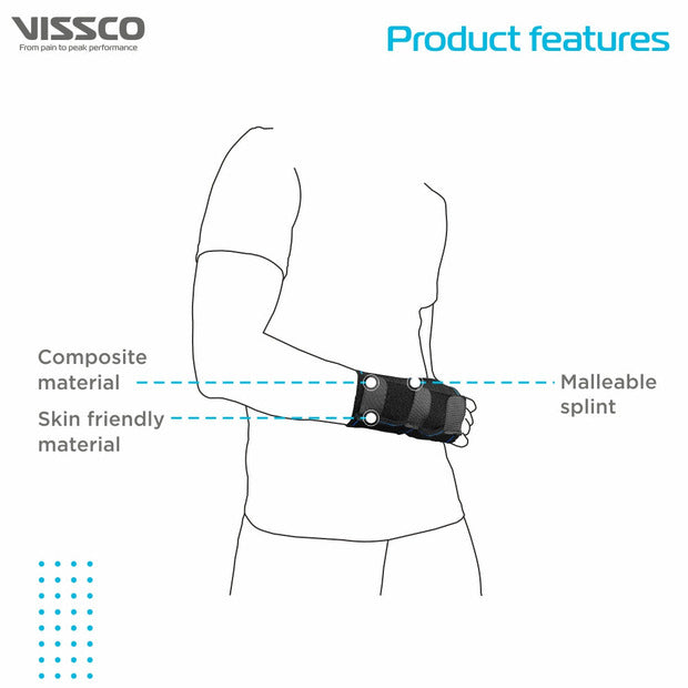 Vissco 0642 Universal Elastic Wrist Support