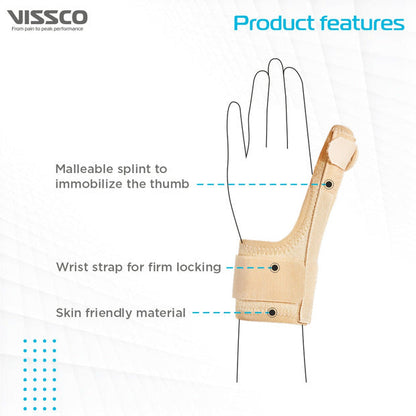 Vissco 0643 Thumb Spica Support for Both Left/Right