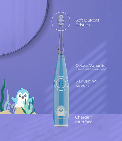 Oracura KSB200 KidsCare Sonic Rechargeable Electric Toothbrush