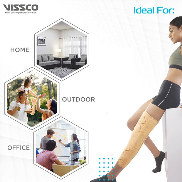 Vissco 0701 Knee Brace - Long (19" Brace)