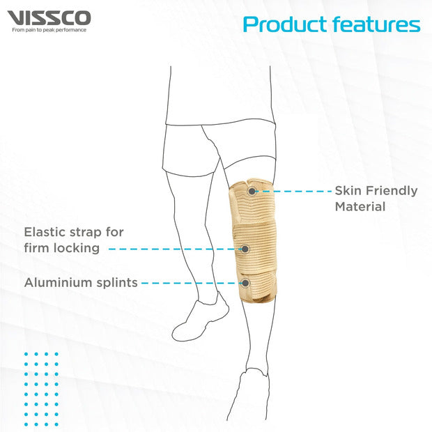 Vissco 0702 Knee Brace - Short (14" Brace)