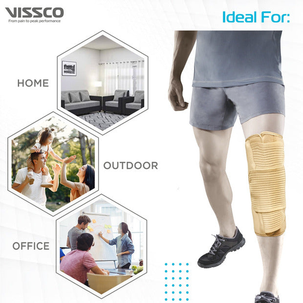 Vissco 0702 Knee Brace - Short (14" Brace)