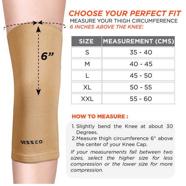 Vissco 0705 Tubular Elastic Knee Cap