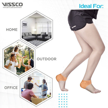 Vissco 0741 Silicone Anti-Crack Heel Protector