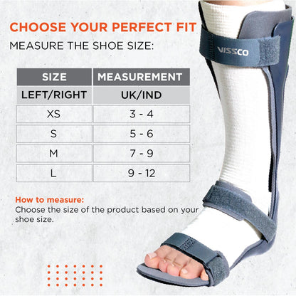 Vissco 0743 Foot Drop Support with Padding
