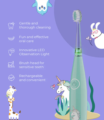 Oracura KSB200 KidsCare Sonic Rechargeable Electric Toothbrush