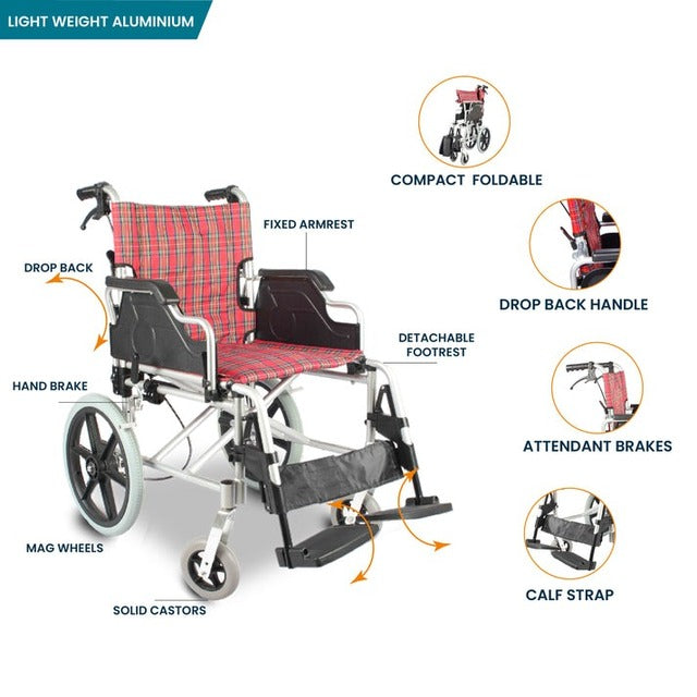 Arrex Konard Premium Aluminium Wheelchair