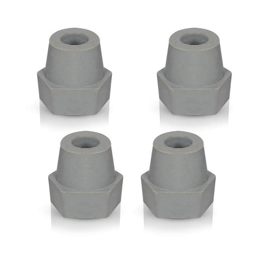 Vissco 0915E4 Rubber Tips/Shoes For Walking Stick, Tripod/Quadripod (PACK OF 4)