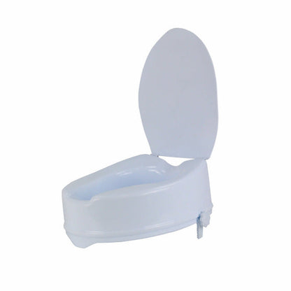 Vissco 0945D Comfort Elevated Commode Seat With Lid (6 Inch Height)