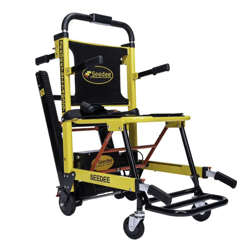 Seedee Regular - Stair Climbing Wheelchair, manual operation on floor and battery operated on stairs
