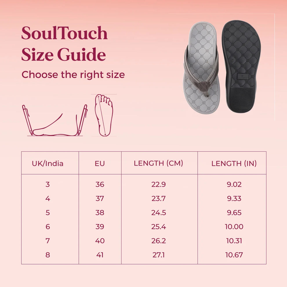 Soul Touch Bella - Grey Comfort Slippers
