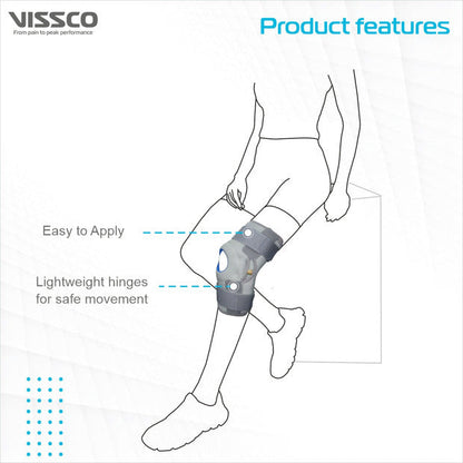 Vissco 1404B Neoprene Hinged Patella Knee Brace