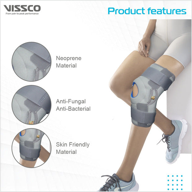 Vissco 1404B Neoprene Hinged Patella Knee Brace