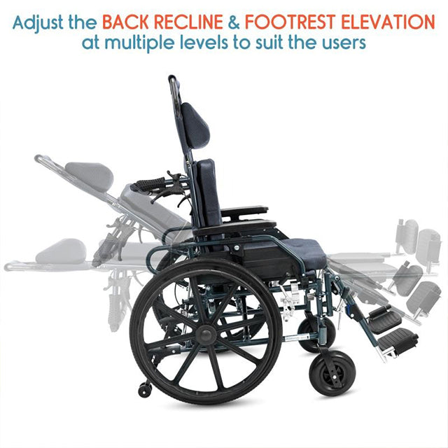 Kosmocare RCS306 Recliner Wheelchair On Rent