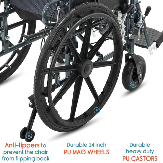 Big Wheel Manual Wheelchair on Rent in Mumbai Affordable