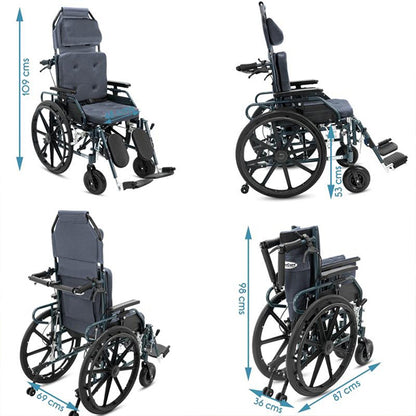 Kosmocare RCS306 Recliner Wheelchair On Rent