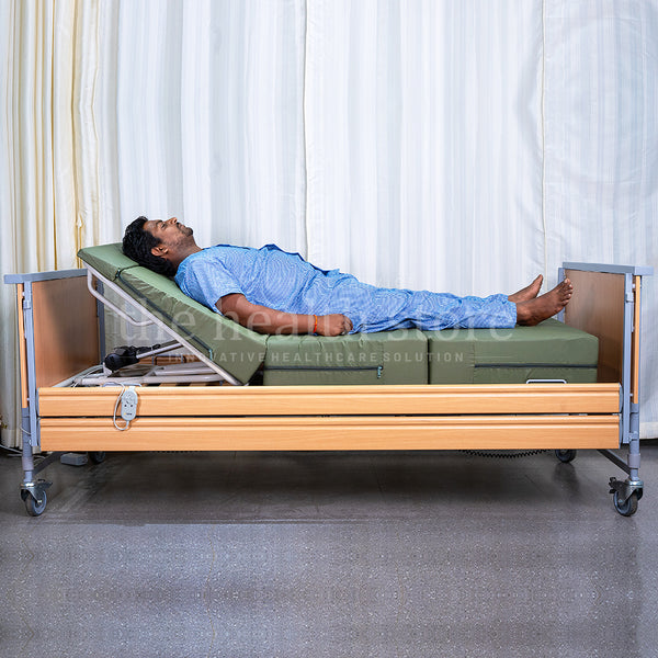 Motorized Backrest/Recliner Bed With Mattress On Rent STD/FRIDO