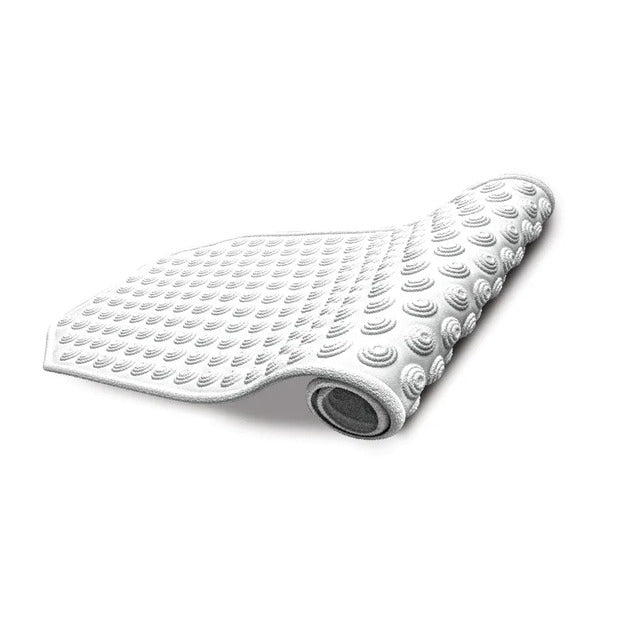 Rehamo Transparent Clear Non-Slip Bath Mat with Suction Cups