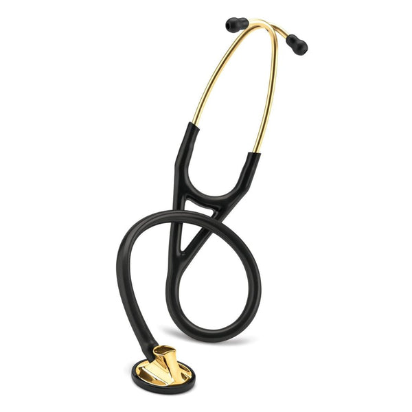 3M™ Littmann® Master Cardiology™ Stethoscope, Brass-Finish Chestpiece, Black Tube, 27 inch, 2175