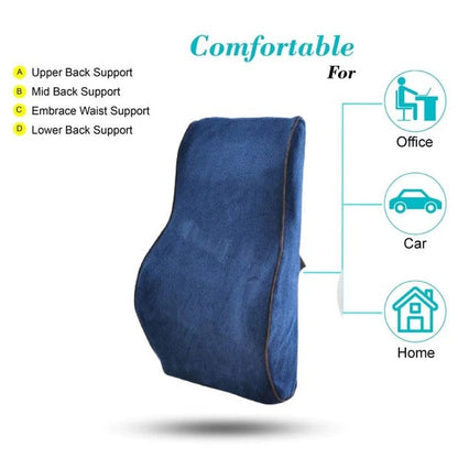 Star Memory Foam Back Support Pillow Large