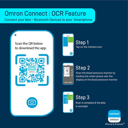 Omron HEM-7600T Smart Elite+ Advanced Tubeless Blood Pressure Monitor with 360° Accuracy IntelliWrap™ Cuff