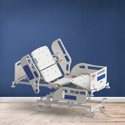 Midmark Janak DX4305 I.C.U Motorised 5 Function Hospital Bed On Rent