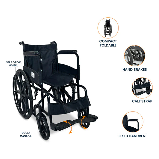 Arrex Basic Steel Beta Wheelchair