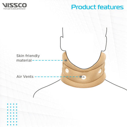 Vissco 0301 Cervical Collar without Chin Support