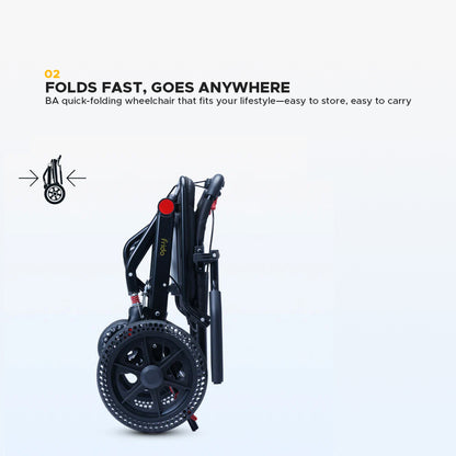 Frido Foldable Travel Wheelchair