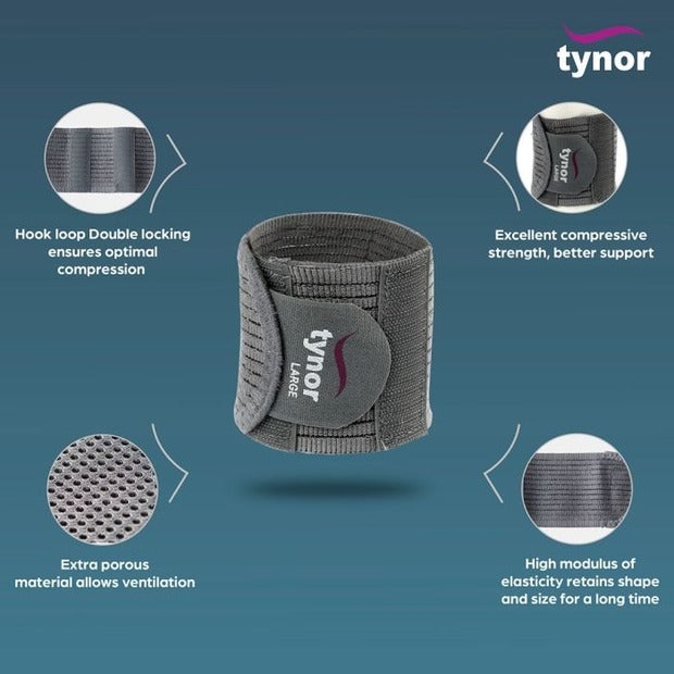 Tynor E05 Wrist Brace with Double Lock