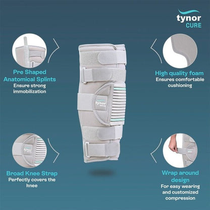 Tynor D11 Knee Immobiliser 19"/48cm