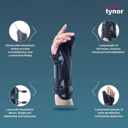 Tynor E44 Wrist Splint with Thumb