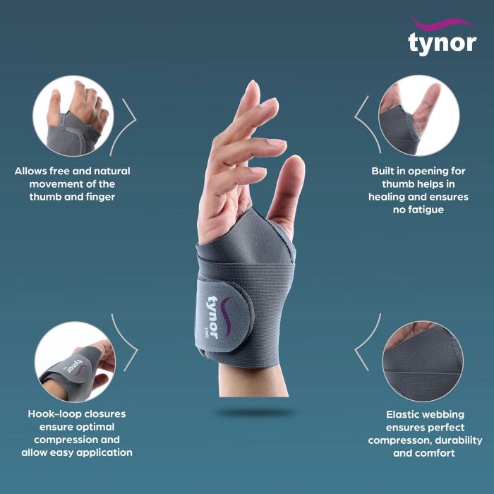 Tynor E06 Wrist Brace with Thumb