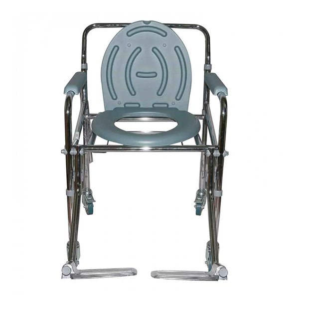 Karma Rainbow 9 Commode Chair with Foldable Footrest