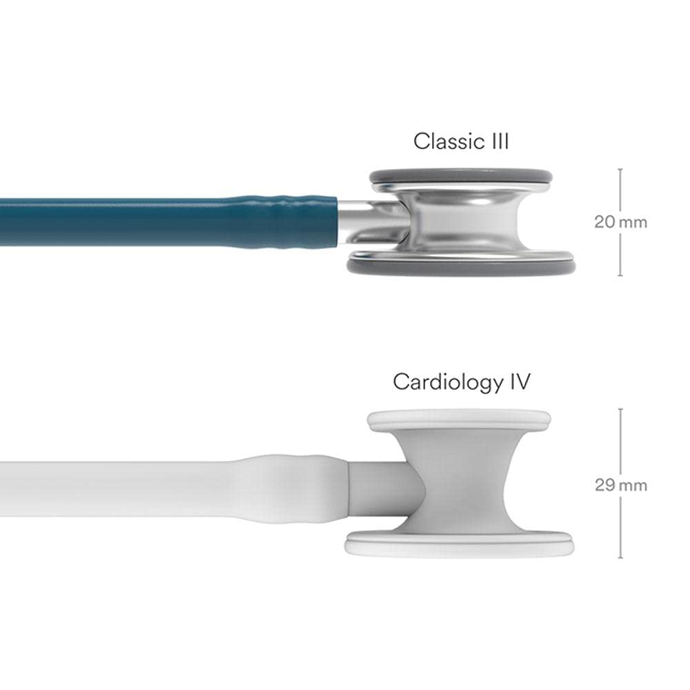 3M™ Littmann® Classic III™ Stethoscope, 5623, Standard-Finish Chestpiece, Caribbean Blue Tube, 27 in, 3 Each/Case
