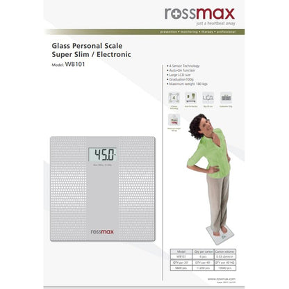 Rossmax WB101 Super Slim Digital Weighing Scale