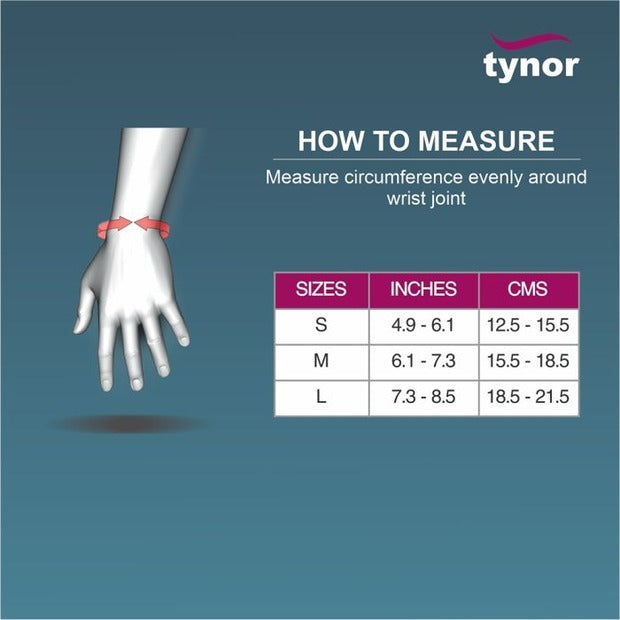 Tynor E05 Wrist Brace with Double Lock