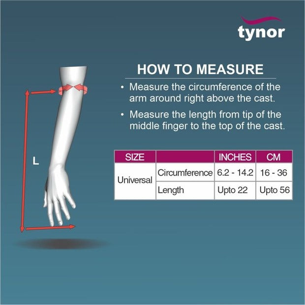 Tynor C19 Cast Cover Arm