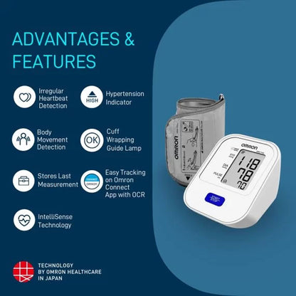 Omron HEM 7120 with Body Movement Detection & Irregular Heartbeat detection