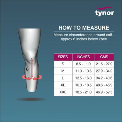 Tynor I16 Compression Stocking Below Knee Classic (Pair)