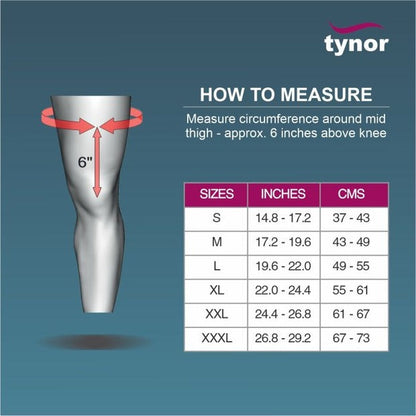 Tynor J01 Knee Support Hinged (Neoprene)