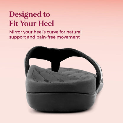 Soul Touch Bella - Black Comfort Slippers