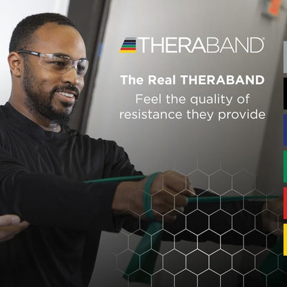 Theraband Gold Professional Latex Resistance Bands Max Strength 5feet - Gold