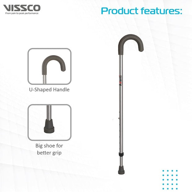 Vissco 0910 Avanti U Shape Walking Stick