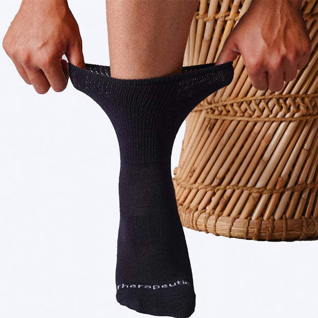 Montac Diabetic Socks - Black