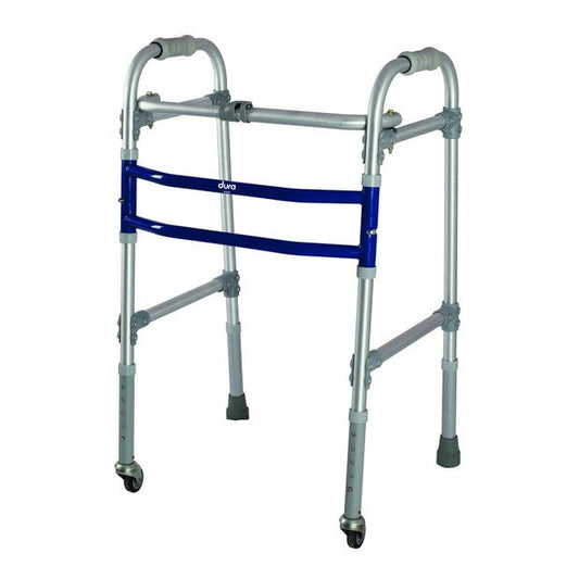 Vissco 2902 Dura Max Aluminium Walker with Wheels On Rent